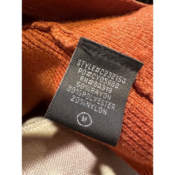 Cyrus Open Front Extra Long Pockets Cardigan Rust Brown Classic Knit medium - Picture 15 of 15